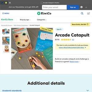 KiwiCo Arcade Catapult